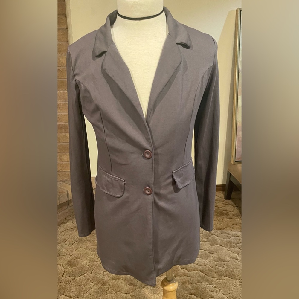 Women's Gray Blazer by Swank A Posh
